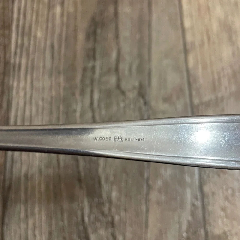 Alcoso‎ Rostfrei Stainless Steel Gravy Sauce Ladle Double Spout Solingen Germany
